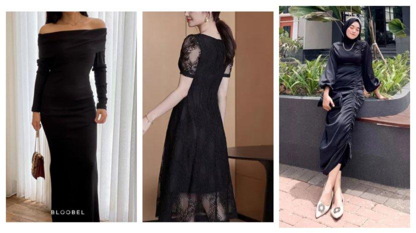 5 Rekomendasi Gaun Warna Hitam Elegan untuk Kondangan, Bikin Tampil Anggun dan Stylish!
