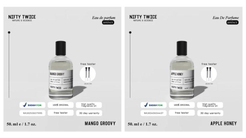 4 Rekomendasi Nifty Twice Eau de Parfum Unisex yang Wajib Dicoba