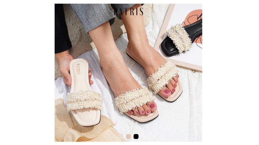 5 Rekomendasi Sandal Flat Brand Patris yang Cocok untuk Segala Aktivitas