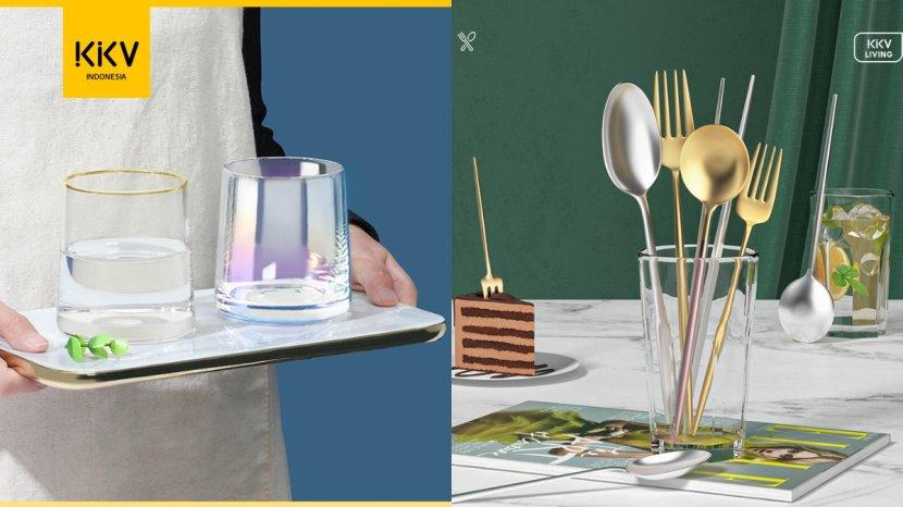 35 Daftar Peralatan Dapur yang Bisa Kamu Dapatkan di KKV, Ada Pisau Set dan Botol Gemas