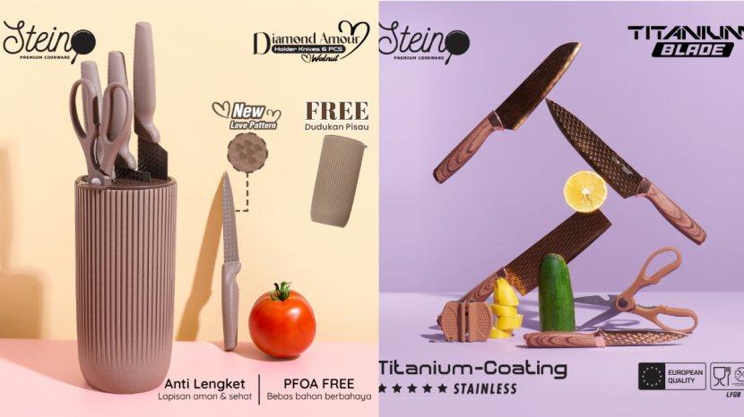 5 Rekomendasi Pisau Set dari STEIN, Bahan Tahan Karat dengan Tampilan yang Eyecatching