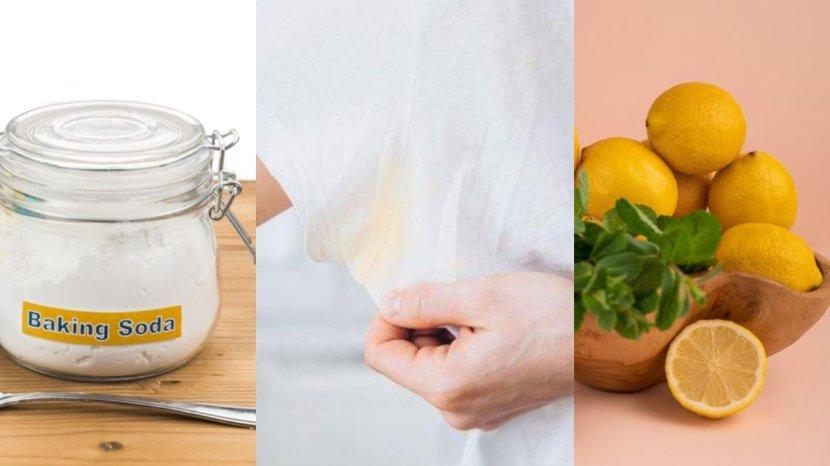 Cara Membersihkan Noda Kuning di Ketiak Baju Pakai Baking Soda dan Lemon, Alami tapi Ampuh