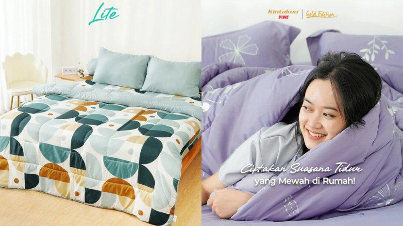 30 Daftar Perlengkapan Tidur dari Kintakun, Ada Bed Cover Hingga Selimut Korea yang Nyaman