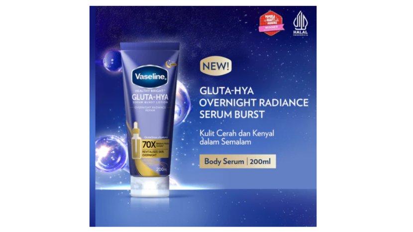 Review Lengkap Vaseline Gluta-HYA Body Serum Overnight Radiance Repair