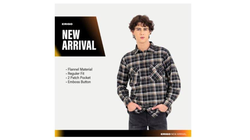 5 Rekomendasi Kemeja Flannel Erigo untuk Gaya Kasual yang Timeless