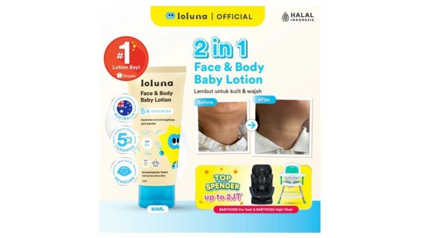 Review Lengkap Loluna Face and Body Baby Lotion: Manfaat, Kelebihan, hingga Kekurangannya