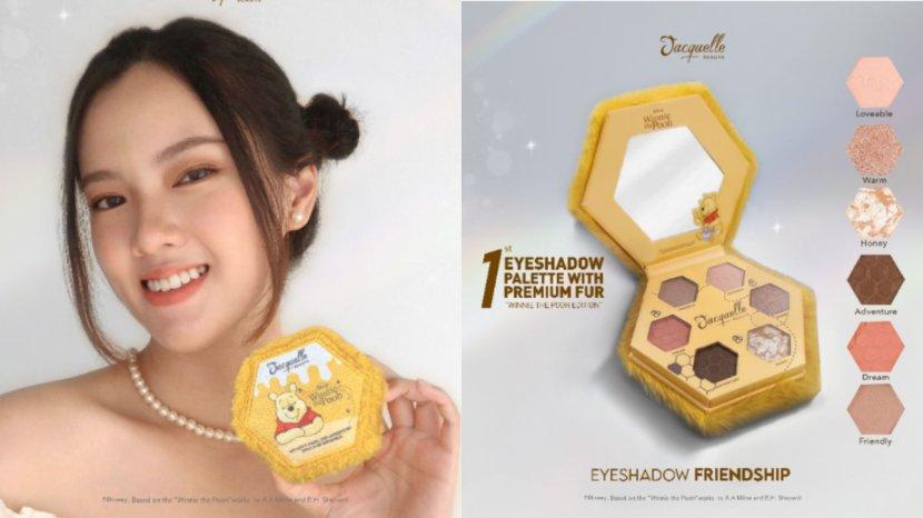 Review Jacquelle Friendship Eyeshadow Palette Winnie The Pooh Edition, Kemasannya Unik