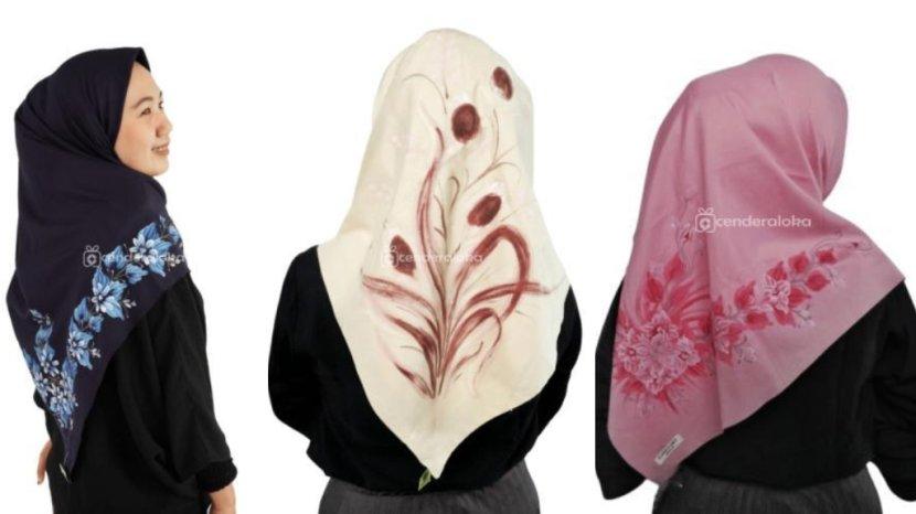 4 Rekomendasi Hijab Lukis Cenderaloka, Motif Cantik dan Eksklusif