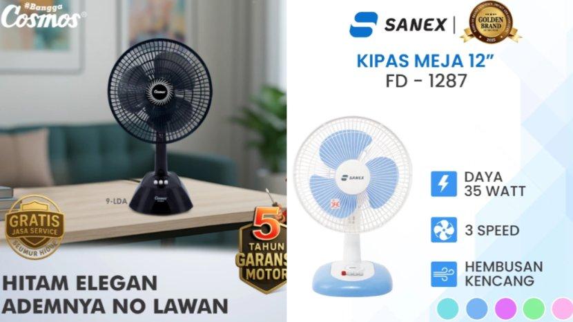 20 Daftar Harga Kipas Angin Meja Rp 100 Ribuan ke Bawah, Cocok untuk Anak Kos