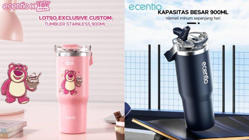 5 Rekomendasi Tumbler Lucu dan Estetik Ecentio, Harga Spesial Harbolnas 12.12