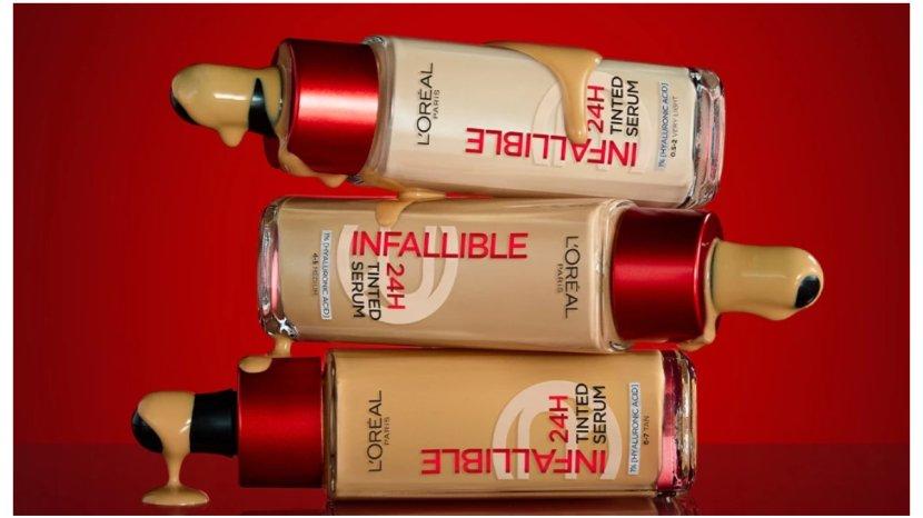 Review LOREAL PARIS Infallible 24H Tinted Serum Foundation, Hybrid Make Up yang Mengandung Skincare