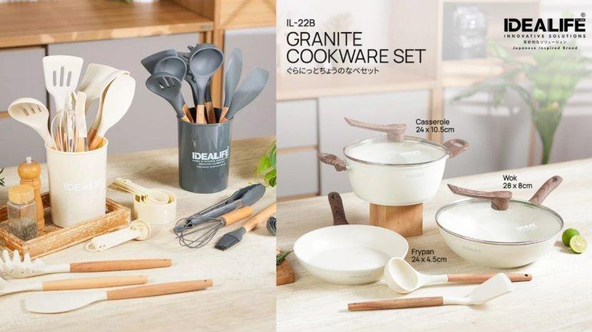 50 Daftar Peralatan Dapur Terbaik dari IDEALIFE, Terbuat dari Material Berkualitas