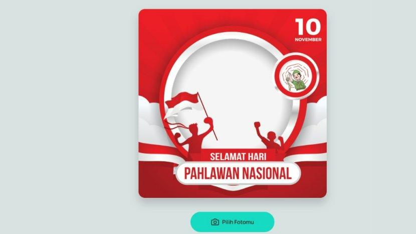 11 Link Twibbon Hari Pahlawan 2025 yang Desainnya Nasionalis Banget