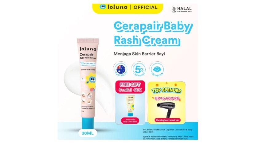 Review Lengkap Loluna Cerapair Baby Rash Cream: Manfaat, Kelebihan, dan Kekurangannya