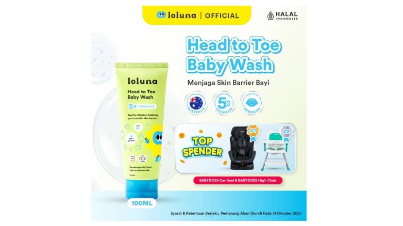 Review Lengkap Loluna Head to Toe Baby Wash: Manfaat, Kelebihan, hingga Kekurangannya