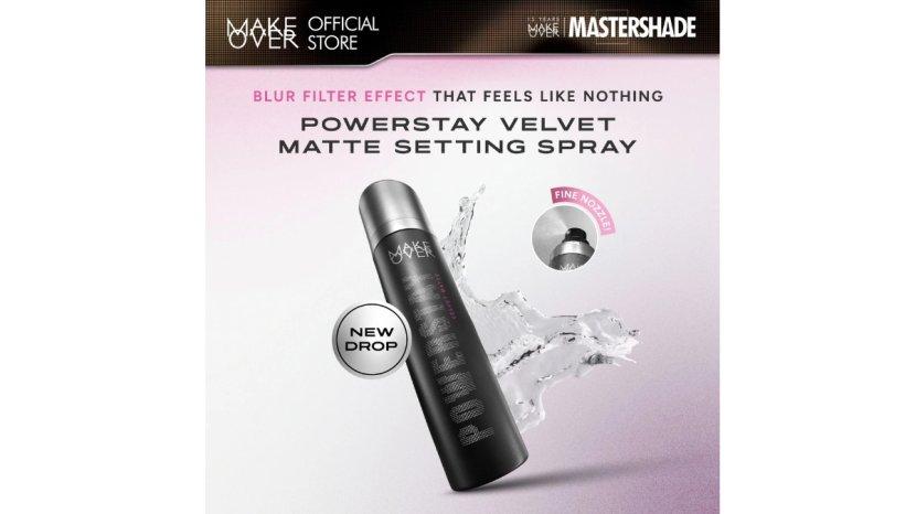 Review MAKE OVER Powerstay Velvet Matte Setting Spray: Manfaat, Kelebihan, Kekurangan
