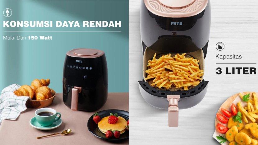 Review MITO DigiFry AF2 Air Fryer, Cuma Rp 700 Ribuan untuk Hidangkan Menu Lebih Sehat