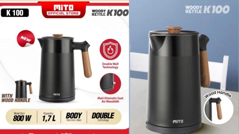Review Lengkap Teko Listrik MiTO K100 Wood Handle: Harga Terbaru, Kelebihan hingga Kekurangan