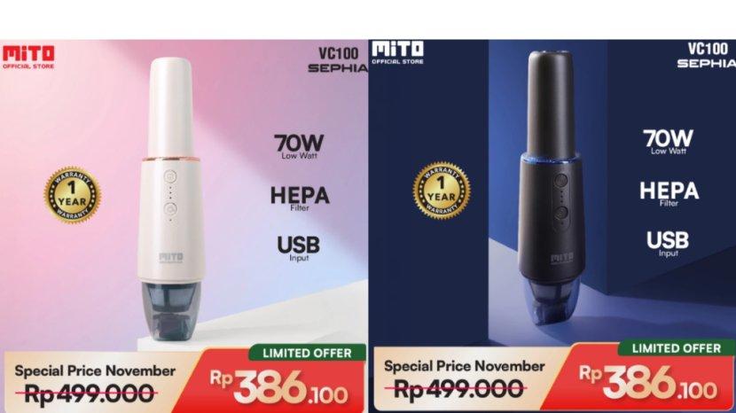 Review Lengkap Vacuum Cleaner MiTO VC 100 Sephia yang Lagi Turun Harga: Kelebihan hingga Kekurangan
