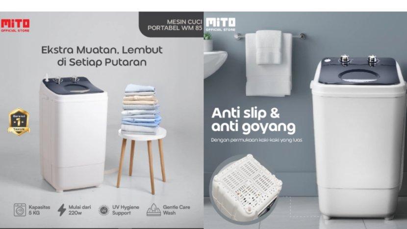 Review Lengkap Mesin Cuci MiTO WM85 yang Harganya di Bawah 1 Juta: Kelebihan hingga Kekurangan