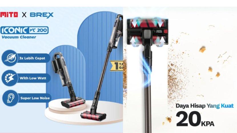 Review Lengkap Vacuum Cleaner MITO X BREX Iconic VC200: Harga Terbaru, Kelebihan hingga Kekurangan