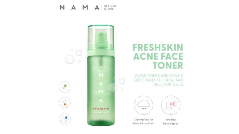 Review NAMA Freshkin Acne Face Toner untuk Merawat Kulit Wajah Berjerawat