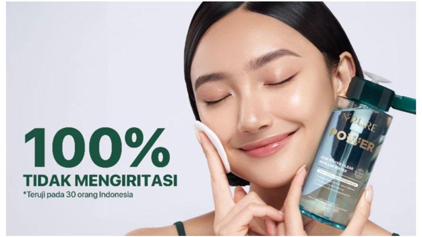 Review NPURE Acne Power Clear Micellar Water, Diklaim Aman untuk Jerawat dan Semua Kulit 
