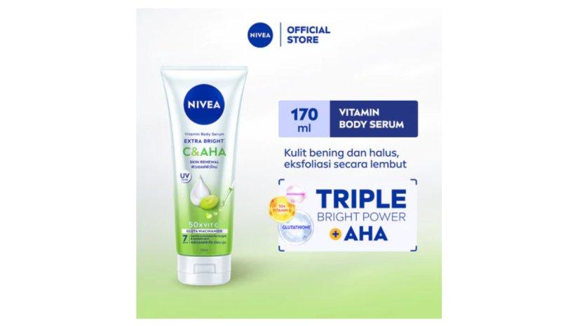 Review Lengkap Nivea Body Serum Extra Bright C AHA UV Filter: Manfaat, Kelebihan, hingga Kekurangan