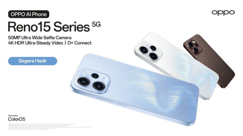 HP OPPO Reno15 Series 5G Buka Pre-order di Shopee, Cuma Bayar Rp 200 Ribu
