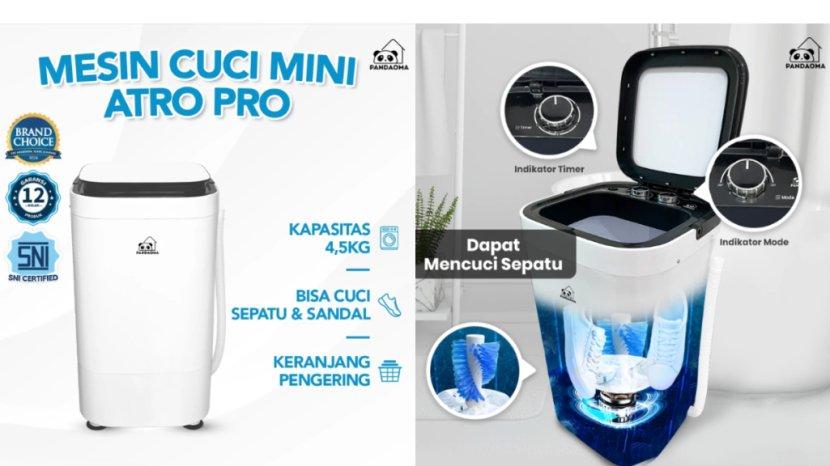 Review Lengkap Mesin Cuci Pandaoma Atro Pro yang Bisa Cuci Sepatu: Harga, Kelebihan dan Kekurangan