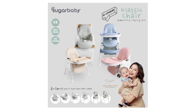 Review Lengkap Sugar Baby K-Chair 6 in 1 Multifunction High Chair: Kursi Makan Bayi Serbaguna
