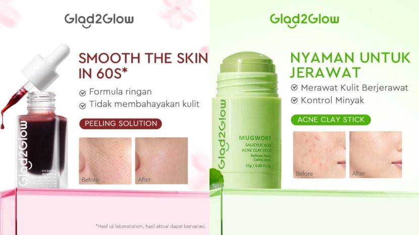 Rekomendasi Skincare BPOM dan Halal Glad2Glow, Ada Facial Wash hingga Masker