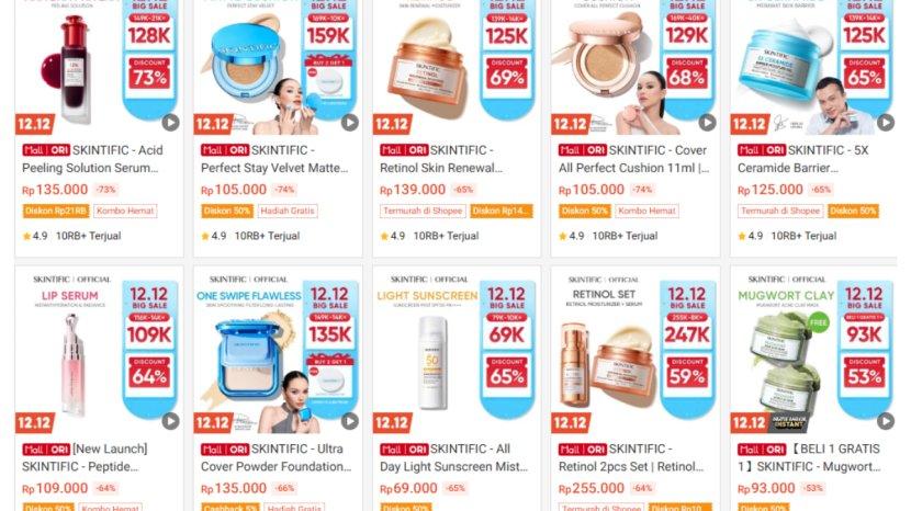 20 Daftar Produk SKINTIFIC Spesial Harbolnas 12.12, Hadir dengan Diskon Super Menarik