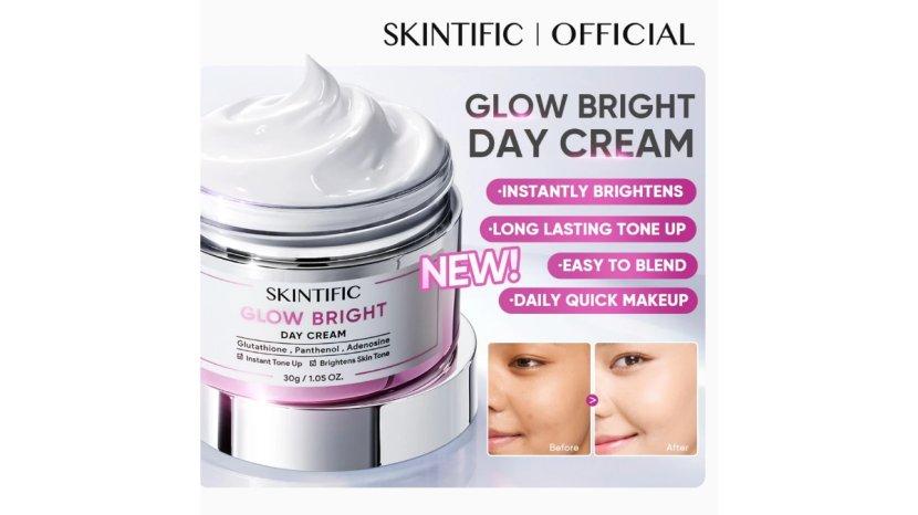 Review SKINTIFIC Glow Bright Day Cream: Manfaat, Kelebihan hingga Kekurangan