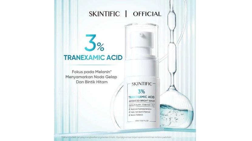 Review SKINTIFIC Tranexamic Acid Advanced Bright Serum: Manfaat, Kelebihan, Kekurangan