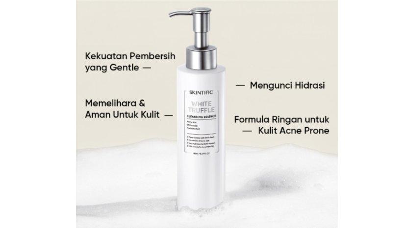 Review SKINTIFIC White Truffle Cleansing Essence, Membersihkan Sekaligus Merawat Skin Barrier
