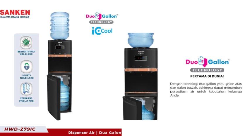 Review Lengkap Sanken Dispenser Duo Galon HWD-Z79IC, Kelebihan dan Kekurangan