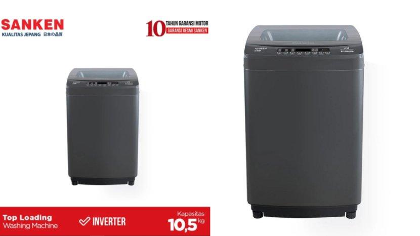 Review Lengkap Mesin Cuci Inverter Sanken QW-S105DDSL, Kelebihan dan Kekurangan