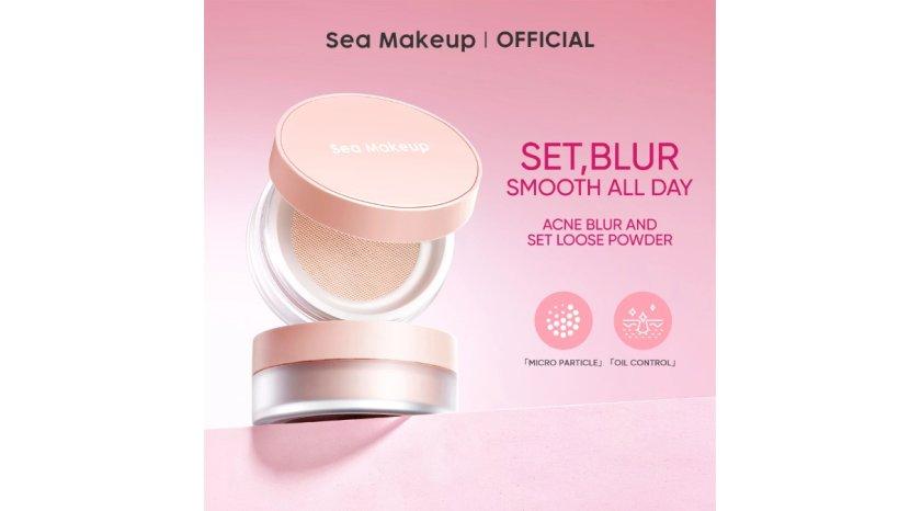 Review Sea Makeup Acne Blur and Set Loose Powder: Manfaat, Kelebihan, Kekurangan