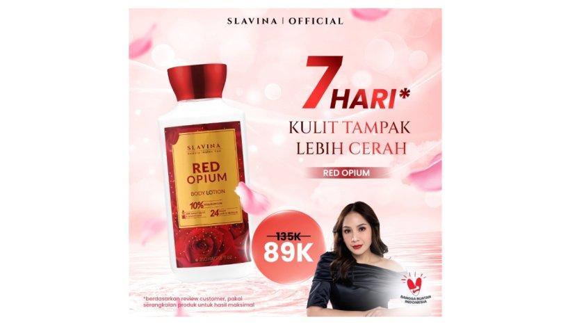 Review Lengkap Slavina Body Lotion Red Opium: Manfaat, Kelebihan, hingga Kekurangan