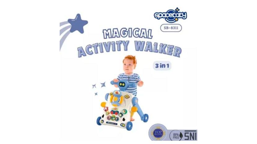 Review Spacebaby My Circus Push Walker 3in1, Mainan yang Bermanfaat untuk Belajar Jalan Si Kecil