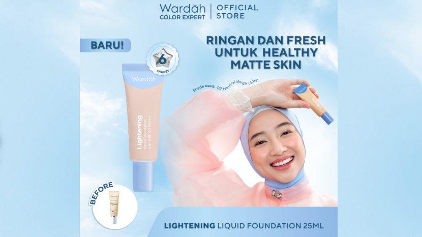 Review Wardah Lightening Liquid Foundation Formula Baru dengan SPF 40 PA+++