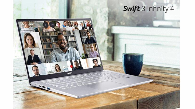 acer Swift 3 Infinity 4, Laptop Trendi yang Tipis dengan Performa Kencang