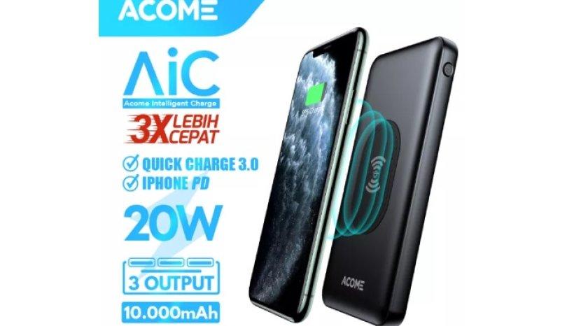 5 Rekomendasi Wireless Power Bank dengan Kapasitas 10000 mAh Terbaik, Salah Satunya dari ACOME