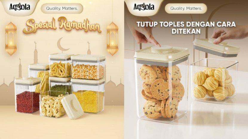 6 Rekomendasi Toples Estetik untuk Sajikan Kue Kering Lebaran di Ruang Tamu