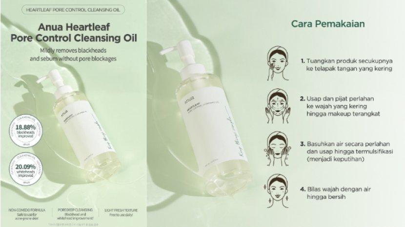Review ANUA Heartleaf Pore Control Cleansing Oil, Pembersih Makeup Tanpa Menyumbat Pori-pori