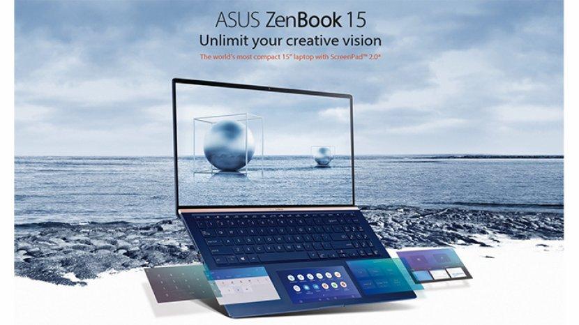 ASUS ZenBook 15 UX534, Punya Resolusi Layar 4K & Baterai yang Awet