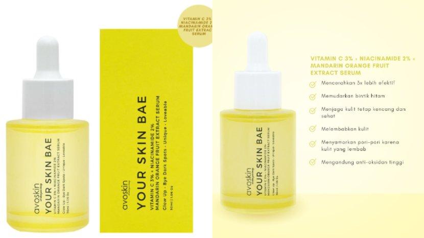 Review avoskin Your Skin Bae Vitamin C Serum, Cerahkan Kulit Kusam dan Hempas Noda Jerawat