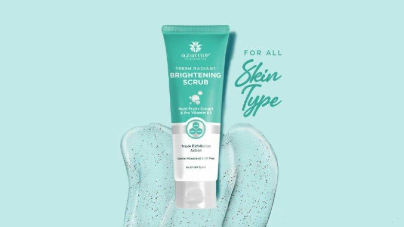 Review azarine Fresh Radiant Brightening Scrub, Efektif Samarkan Bekas Jerawat pada Wajah