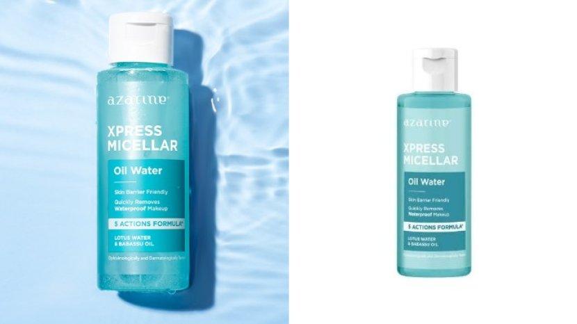 Review azarine Xpress Micellar Oil Water, Cocok untuk Semua Jenis Kulit, Ampuh Bersihkan Make Up